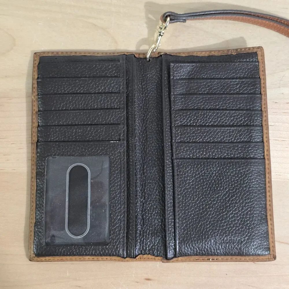 Nocotan - Wallet Rodeo Folding Wristlet Stap Weave Detail - Leather - Tan Brown - Picture 3 of 3